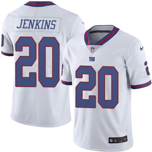 Men New York Giants 20 Janoris Jenkins Nike White Limited NFL Jersey